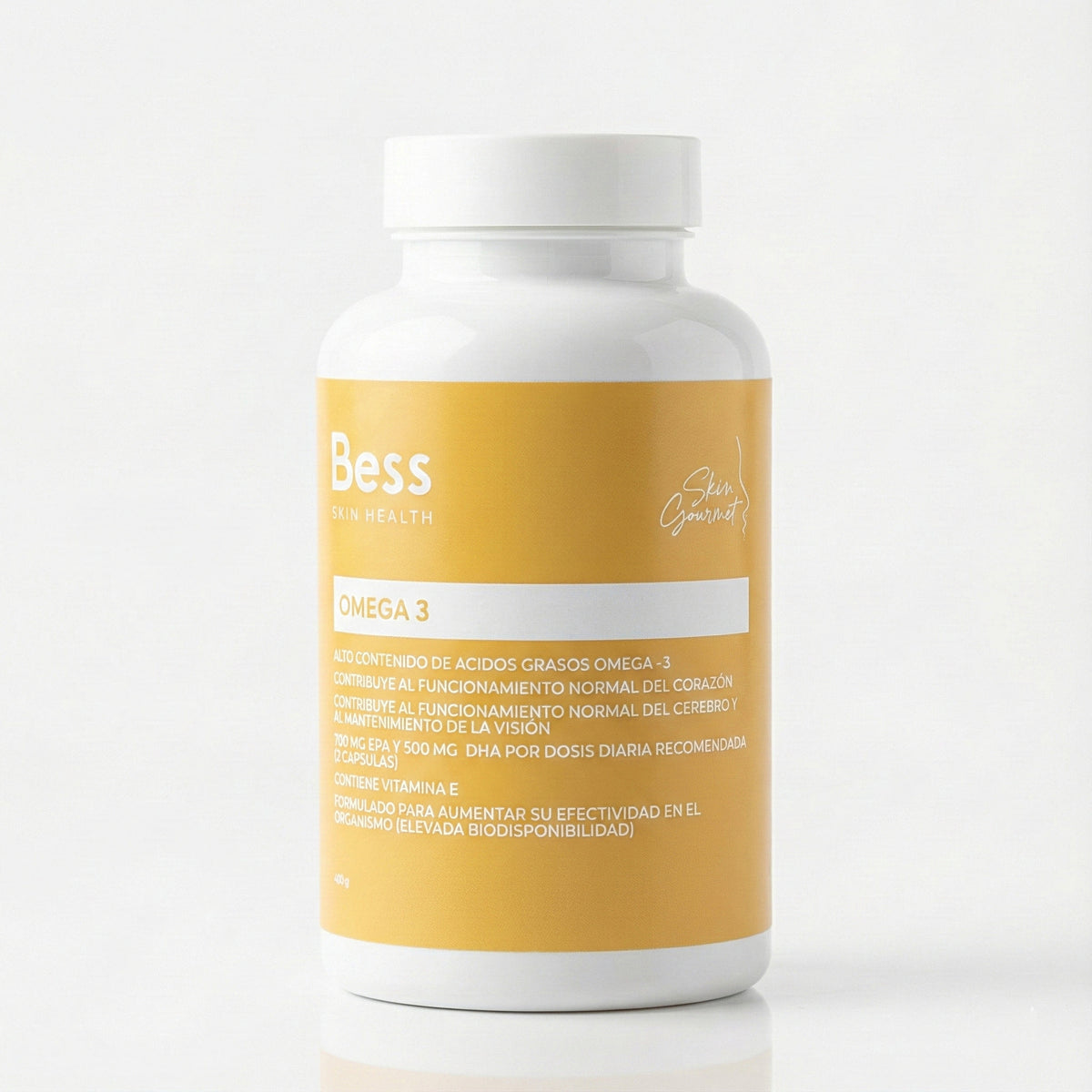 Complemento alimenticio con concentración de ácidos grasos omega-3. Mejora el funcionamiento del corazón, de la función cerebral y mejora la visión. Máxima absorción y pureza. Alta dosis de DHA y EPA