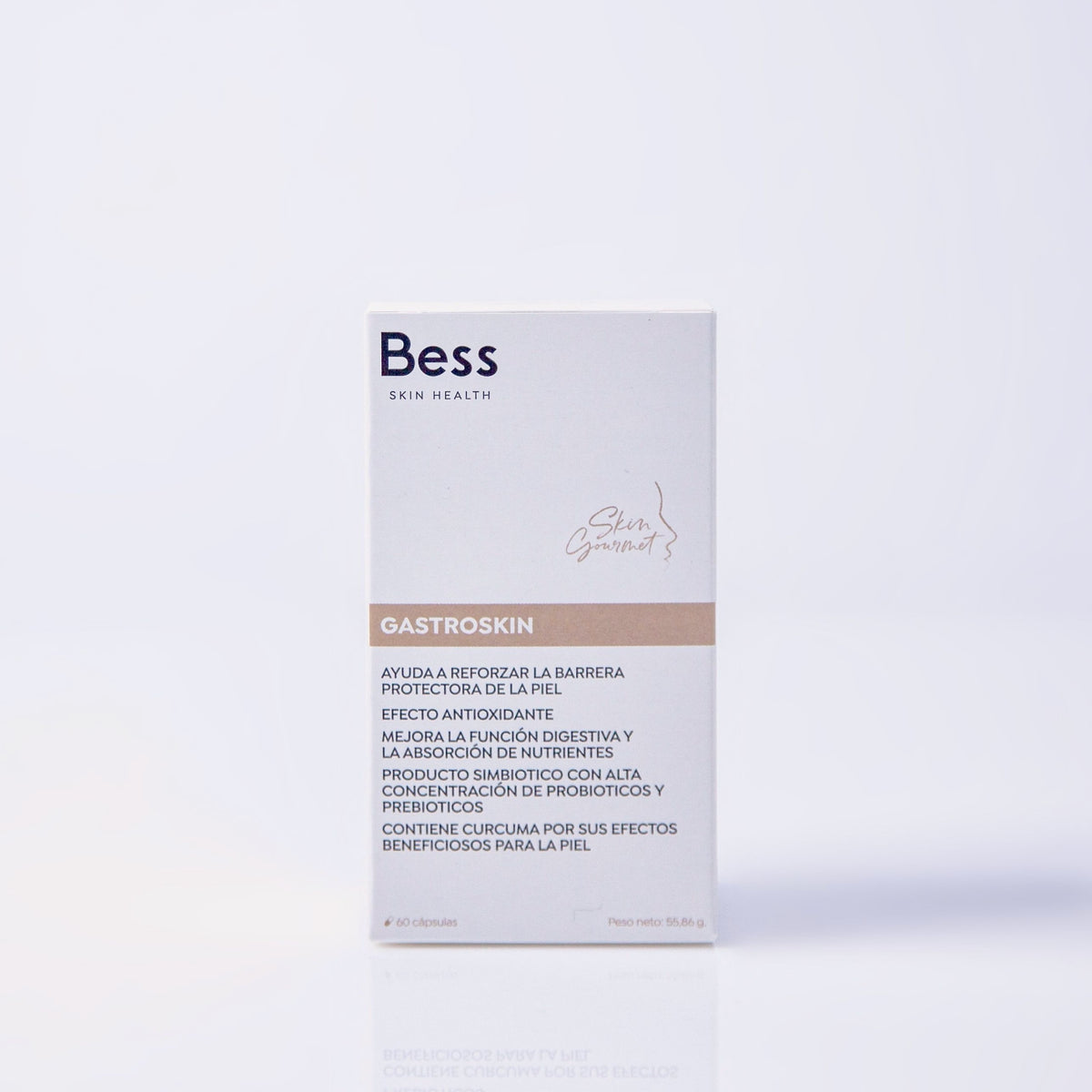 Complemento alimenticio a base de probióticos y probióticos que mejorar la función intestinal y la absorción de nutrientes. Mejora la barrera protectora de la piel. Efecto antioxidante
