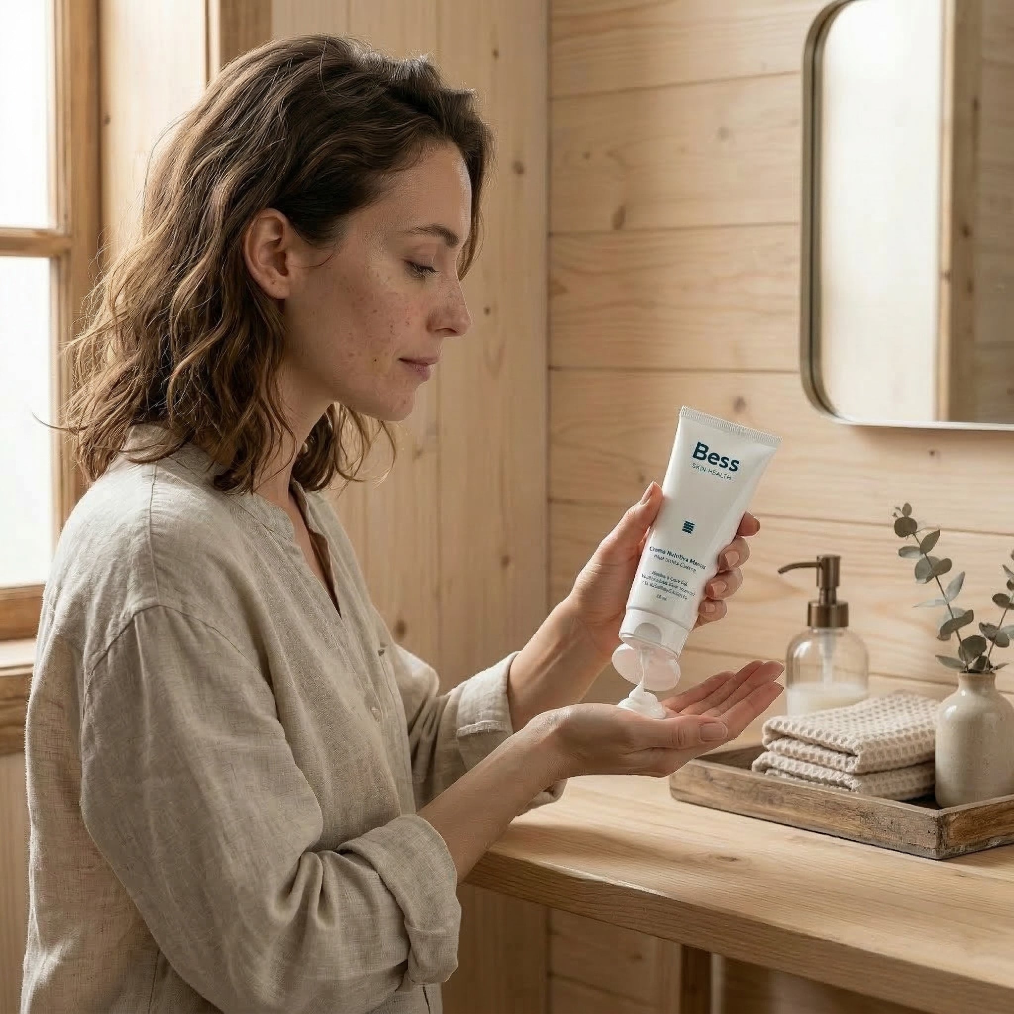 Una crema de manos que ofrece una hidratación efectiva y duradera a la vez que protege y repara las partes más dañadas de la piel de las manos, dejándola mucho más lisa y suave.