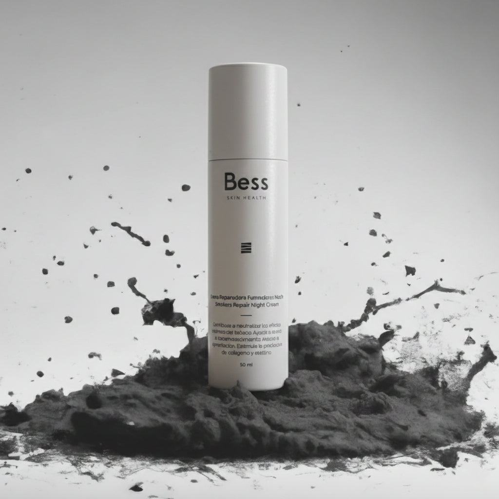 Crema reparadora de noche que contribuye a neutralizar los efectos cutáneos del tabaco. Ayuda a revertir el fotoenvejecimiento. Mejora la pigmentación. Estimula la producción de colágeno y elastina
