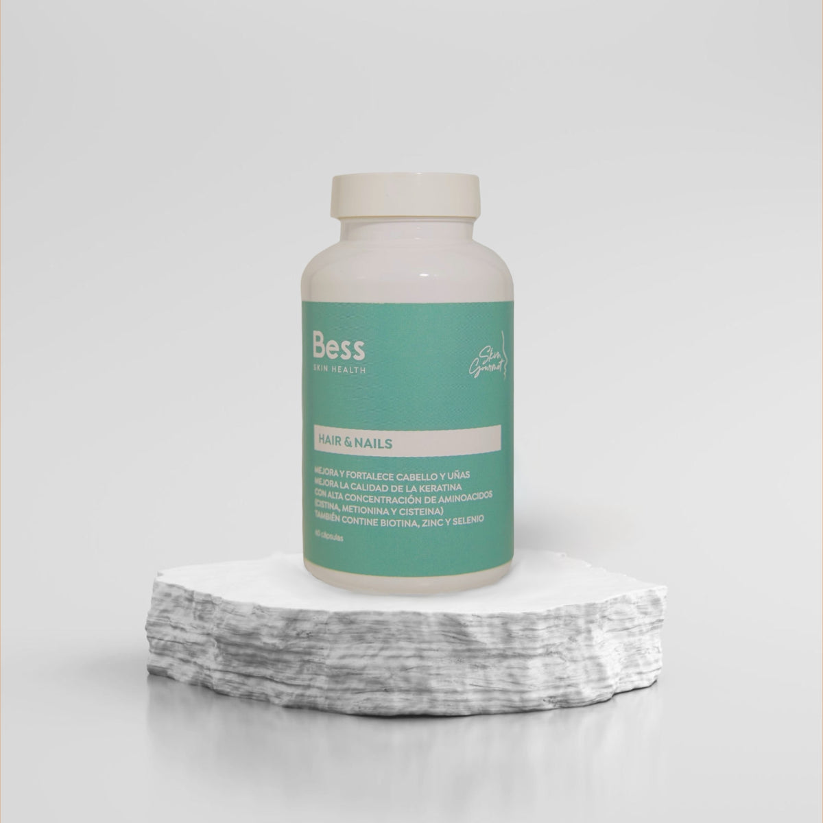 Complemento alimenticio que mejora y fortalece el cabello y uñas. Mejora la calidad de la keratina. Alta concentración de aminoácidos, vitaminas y minerales. Efectividad científica