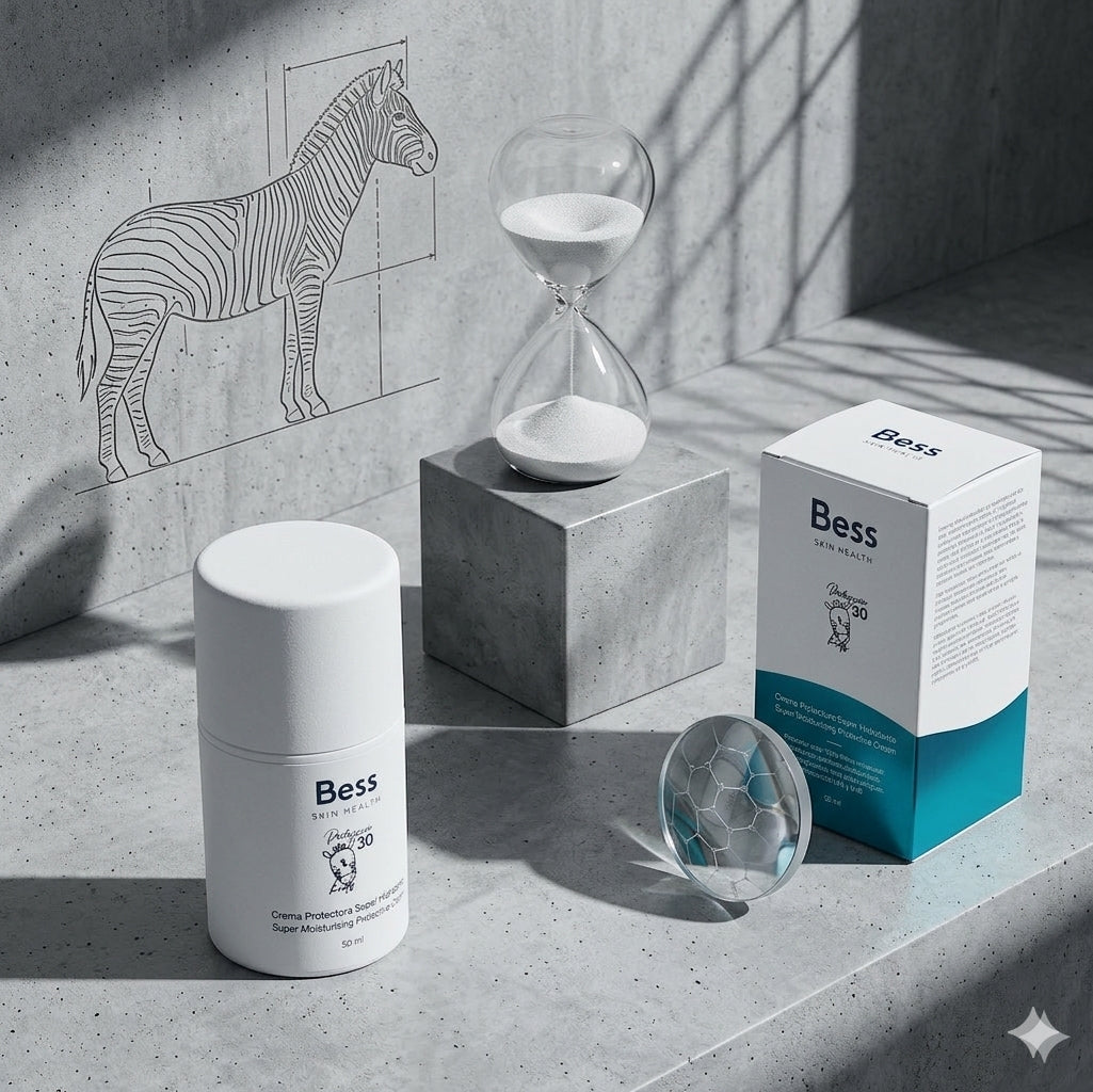 Crema superhidratante protectora para niños. Contiene ingredientes emolientes, humectantes y protectores para mantener la hidratación de la piel de los más pequeños. Protege frente  al sol al tener filtros minerales (no químicos). Muy adecuada para pieles sensibles o que sufren algún proceso inflamatorio cono una dermatitis